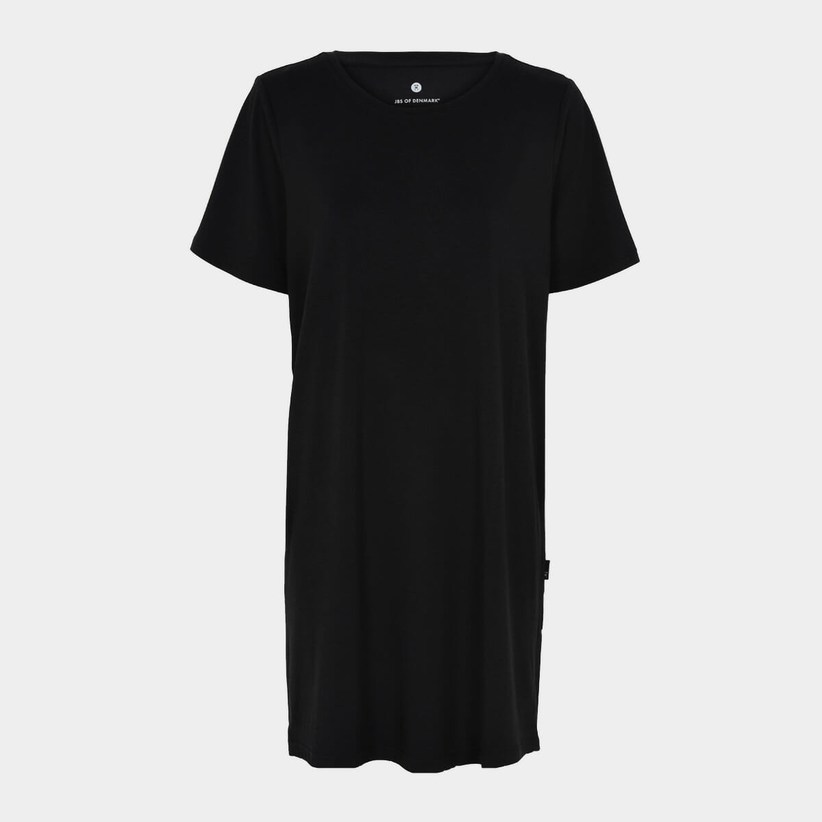 Revision G kontrollere Bambus T-shirt kjole i sort til damer fra JBS of Denmark – Bambustøj.dk